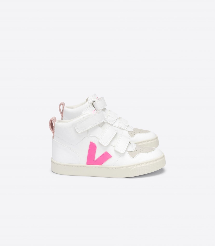 Veja V-10 Mid Cwl White Sari Petale