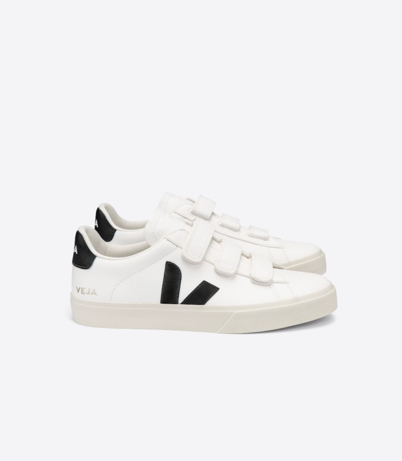 Veja Recife Chromefree Leather White Black
