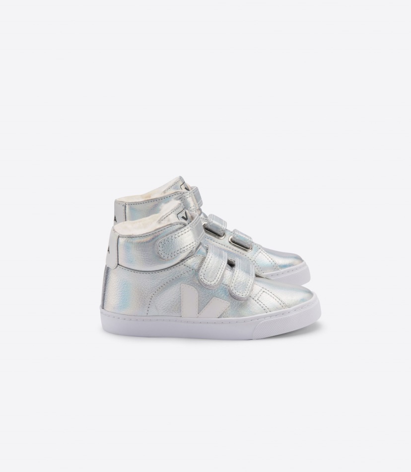 Veja Esplar Mid Fured Leather Unicorn White