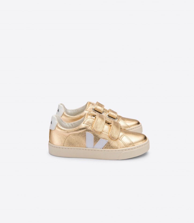 Veja Esplar Chromefree Leather Platine White