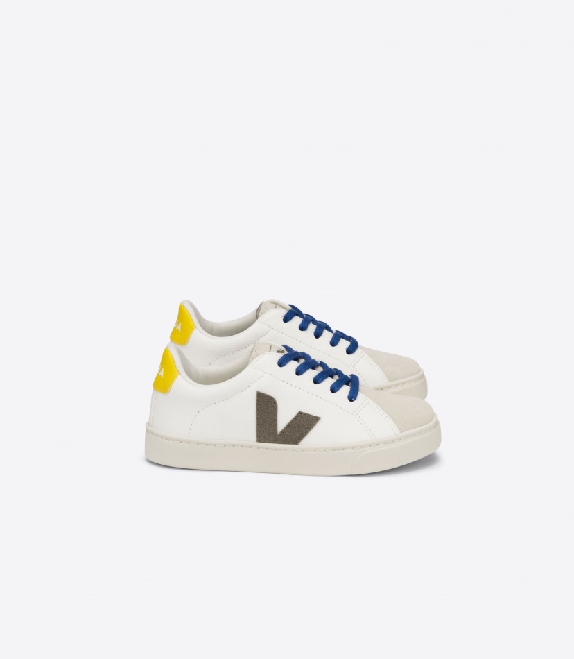 Veja Esplar Laces Chromefree Leather White Moonrock Tonic