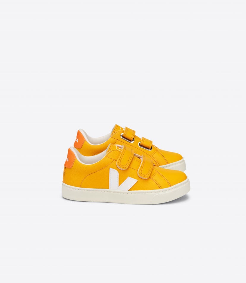 Veja Esplar Chromefree Leather Ouro White