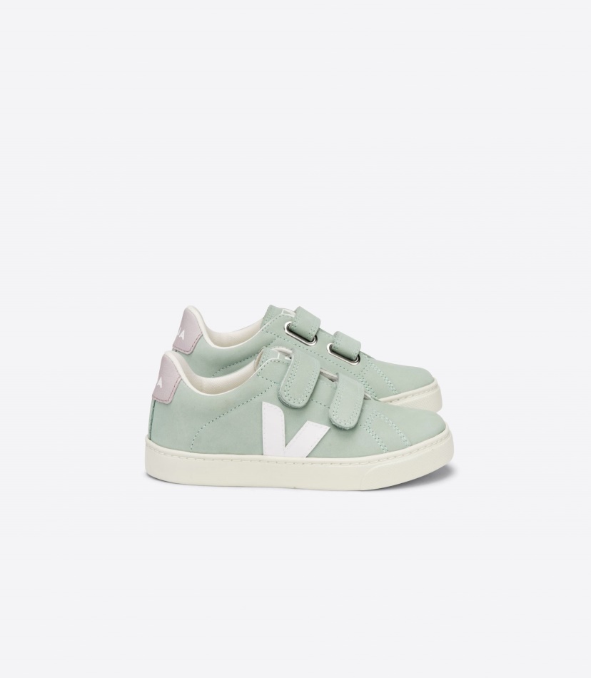 Veja Esplar Nubuck Matcha White