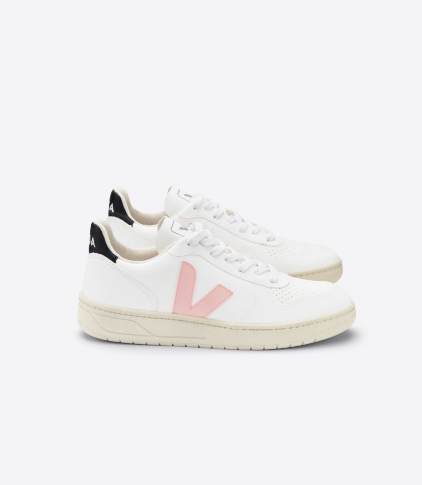 Veja V-10 Cwl White Petale Black
