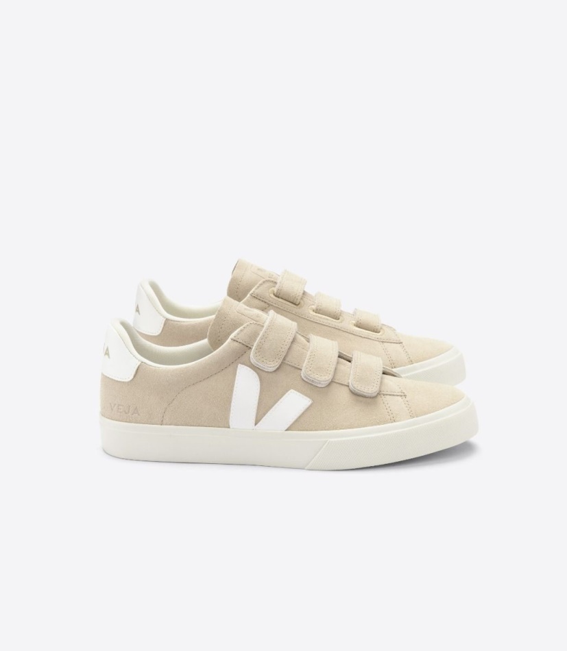 Veja Recife Chromefree Leather Almond White