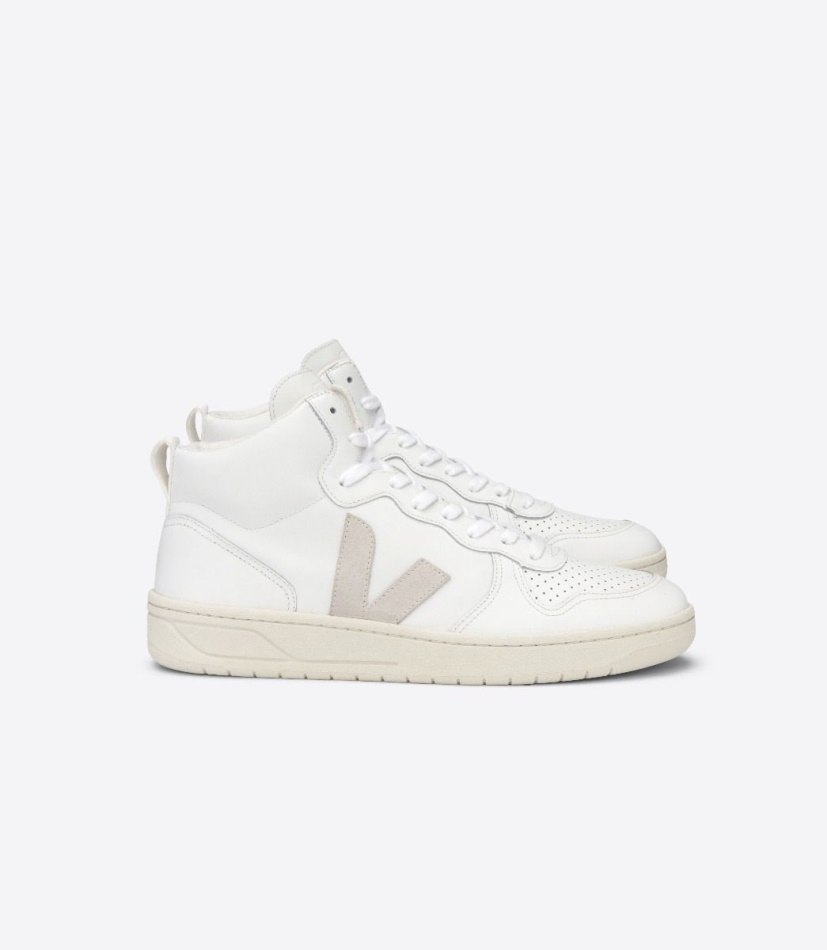 Veja V-15 Leather White